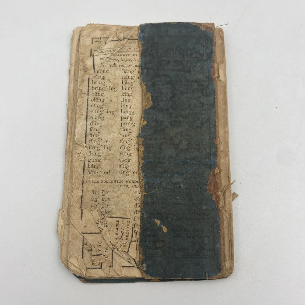 Antique Webster's The‎ Elementary Spelling Book 1800s JB Lippincott & Co